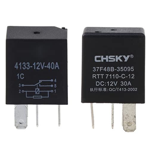 Relé automotriz de 12V 5 pines para solucionar fallos de encendido 2