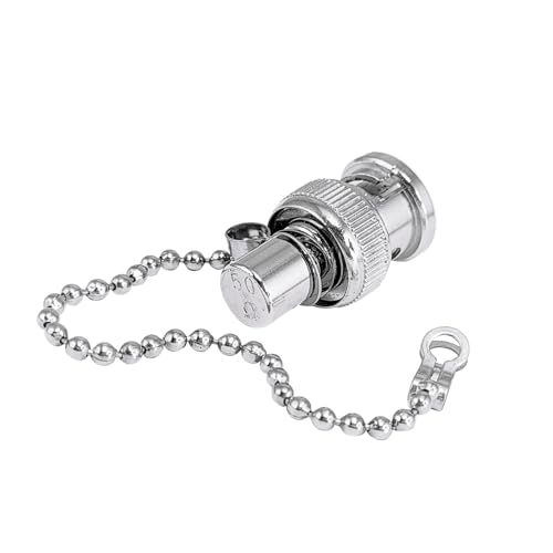 Image of MX BNC Male 50 Ohm 1W RF Dummy Load Termination Resistor with Chain - Coaxial Connector Adapter