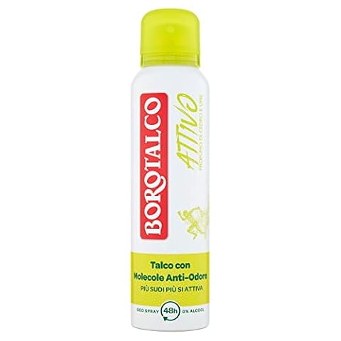 Borotalco Attivo Dezodorant, Biały, 150 ml