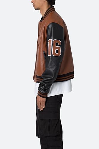 mnml Men's Pu Varsity Jacket3