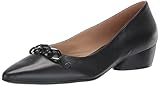 Naturalizer Women's Becca Ballet Flat, Black Leather, 8.5