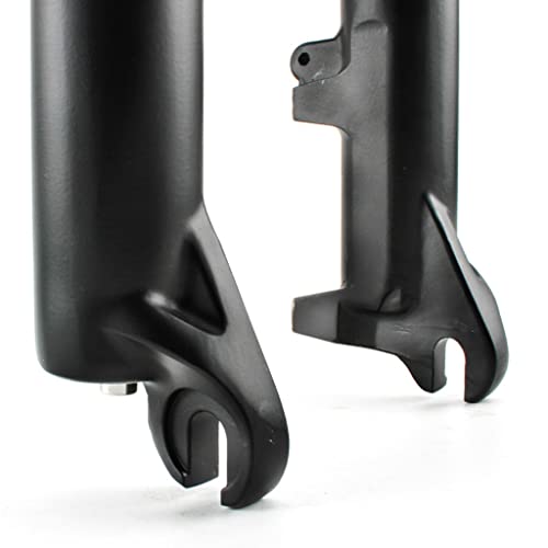 Lhhl Mtb Fork Mountain Bike Suspension Fork 20 Inch Air Bicycle Front Fork Suspension Mtb Bmx Gas Fork 80Mm Travel 1 1/8” Straight Tube Qr 9Mm Hl (Color : Black, Size : 20") #TOP6