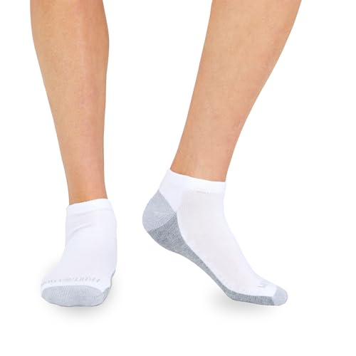 Image of Fruit of the Loom Men's Dual Defense Ankle Socks, Odor Protection with Half Cushion, Multi-Packs