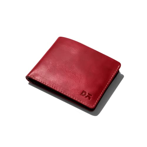 Image of DailyObjects UrbanGentleman Leather Bifold Wallet for Men | Vegan Leather | Holds up to 8 Credit /Debit /ATM Cards | Slim & Easy to Fit | Handcrafted Money Purse