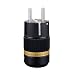 Produktbild Viborg 1 Stück Reinem Kupfer High Highend Rhodium Überzog Schuko EU Netzstecker Schukostecker Männlichen HiFi Power Plug Stecker (Rhodium Überzog)