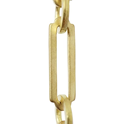 Image of RCH Hardware CH-21-AD-3 Brass Chandelier Chain, Acid Dipped (3 Feet)