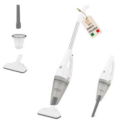 AKITAInk Scopa Elettrica con Filo Multifunzione 2 in 1, Motore