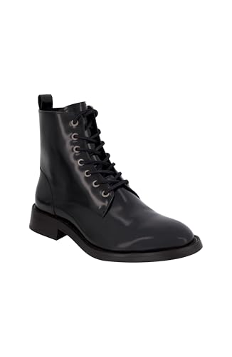 KARL LAGERFELD Men's Side Zip Combat Boot