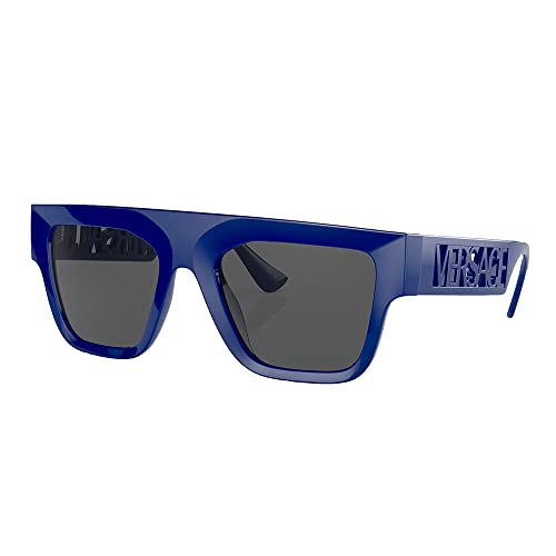 Image of Versace Man Sunglasses Havana Frame, Dark Grey Lenses, 53MM