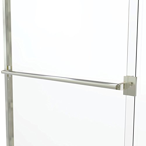 Basco Shower Door Classic Sliding Shower Door, Brushed Nickel #TOP4