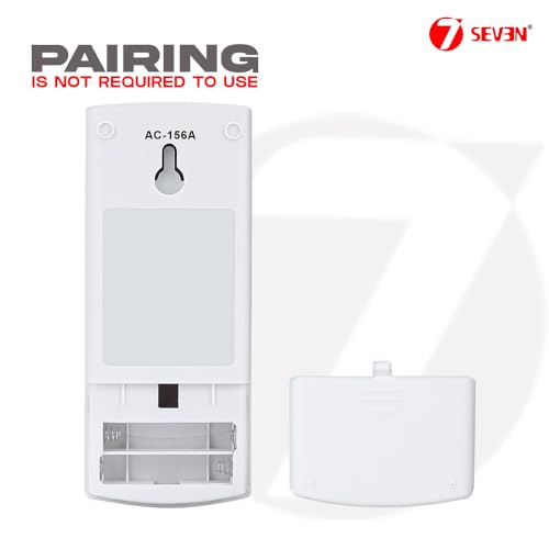 Image of 7SEVEN Compatible with Sharp AC Remote Control CRMC-A876JBEZ Model 156A Suitable for Split and Window 1 1.5 2 Ton Air Conditioner - Match Each Keys Exactly to Replicate Genuine Remote Function