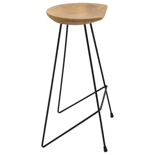 Tabourets de bar en teck pour une ambiance bistrot chaleureuse à la maison - 7