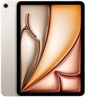 Apple M3 çipli 11 inç iPad Air: Liquid Retina Ekran, 128 GB, 12 MP Ön/Arka Kamera, Wi-Fi 6E, Touch ID, Tüm Gün Süren Pil Ömrü — Yıldız Işığı - Görsel 2