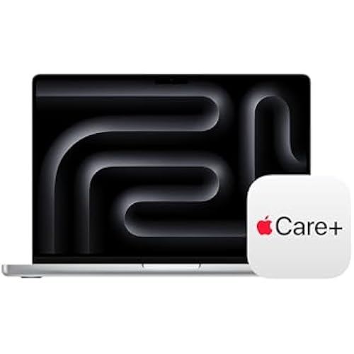 Apple 2025 MacBook Pro Laptop with M5 chip with 10‑core CPU and 10‑core GPU: 14.2-inch Liquid Retina XDR Display, 24GB Unified Memory, 1TB SSD Storage; Silver with AppleCare+ (3 Years)