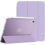 JETech Case for iPad mini (A17 Pro, 2024 Model, 7th Generation) / mini 6 (2021 Model, 6th Generation), Slim Stand Hard Back Shell Smart Cover with Auto Wake/Sleep (Light Purple)
