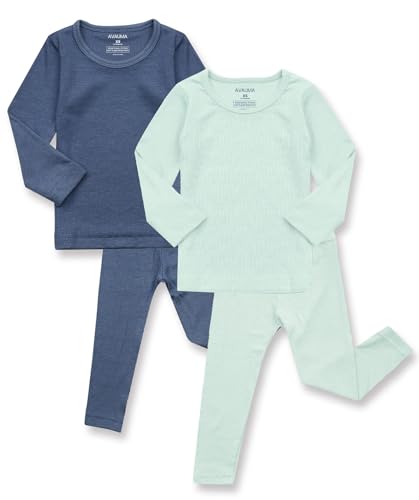 AVAUMA Baby Pajama Set – ribbed sleepwear for toddlers