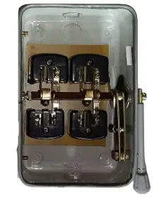 Change Over Switch (White, Double Pole, 16 Amps 240 Volts)