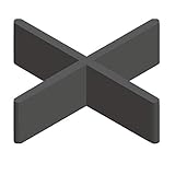 50 Stück GalaPower 2 mm Fugenkreuze für Terrassenpflaster, 10 mm Bauhöhe