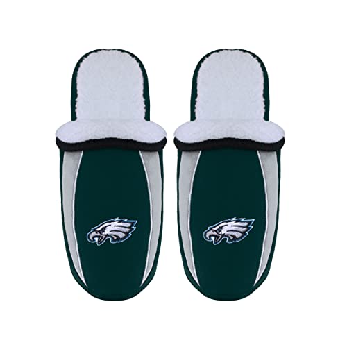 Image of FOCO NFL Mens Football Team Logo Moccasin Slippers Shoes