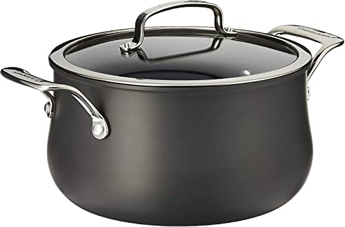 Cuisinart 6445-22 5-Quart Dutch Oven With Cover, Black/Stainless Steel #TOP1