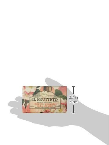 Miniatura 4 de Saponeria Nesti Firenze "Nespole e Giuggiole" Nourishing Soap with Active Ingredient, "Il Frutteto" Line 8.8 Ounces (250g) Packages (Pack of 3)