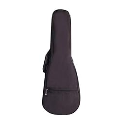 24 pouces de qualité supérieure Ukulele Case 5MM rembourrage avec sangles réglables, Noir - Les Beatles, Paul McCartney, John Lennon, RIngo Starr, George Harrison