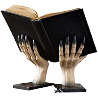 Soporte para libros de mano de bruja, sujetalibros friki de