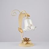  Lumetto Arte Povera Cesto Avorio E Oro 1 Luce E14