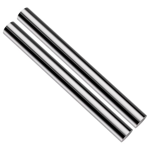 Round Steel Rod, 20mm HSS Lathe Bar Stock Tool 200mm Long, for Shaft Gear Drill Lathes Boring Machine Turning DIY Craft Tool, 2pcs DRINYOUNG (20mm x 200mm 2pcs)