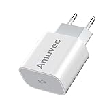 【WAS SIE BEKOMMEN】: Amuvec USB C Schnellladegerät 20w + 1M USB C zu Lightening Kabel , und 12 Monate Garantie sowie immer freundlichen Kundenservice