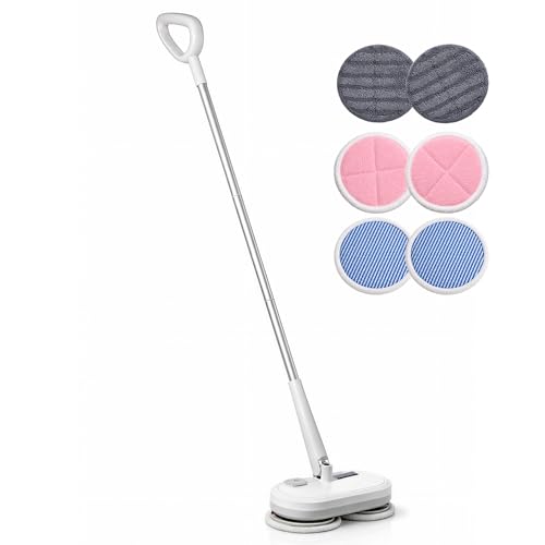 Cordless Electric Spin Mop with 220 RPM High Speed Motor for Hard...