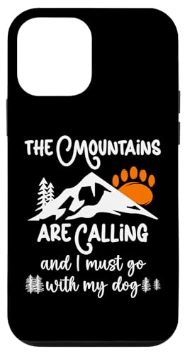 Dog Mountains are Calling I Must Go Hiking Dogs Take a Hike �X�}�z�P�[�X iPhone 12 mini �p