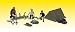 Woodland Scenics Campers (3) w/Tent & Accessories O Scale
