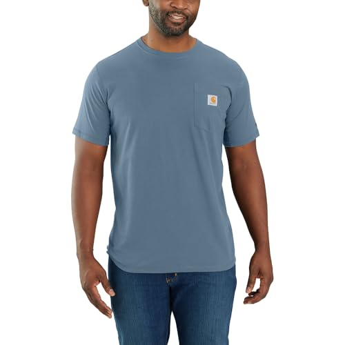 Image of Carhartt Men's Force Relaxed Fit Midweight Short-Sleeve Pocket T-Shirt