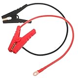 Anneome 2pcs Farm Electric Fence Jump Leads Fencing System Wire Alligator Clips Wire Electric Fence Connector