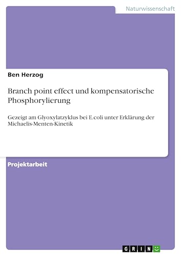 Branch point effect und kompensatorische Phosphorylierung: Gezeigt am Glyoxylatzyklus bei E.coli unter Erklärung der Michaelis-Menten-Kinetik