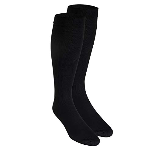 Image of Truform Medical Compression Socks, Knee High Length, Over the Calf Fit | Men's Dress Sock Style, Class II Medical Device, Highest mmHg Support without a Prescription