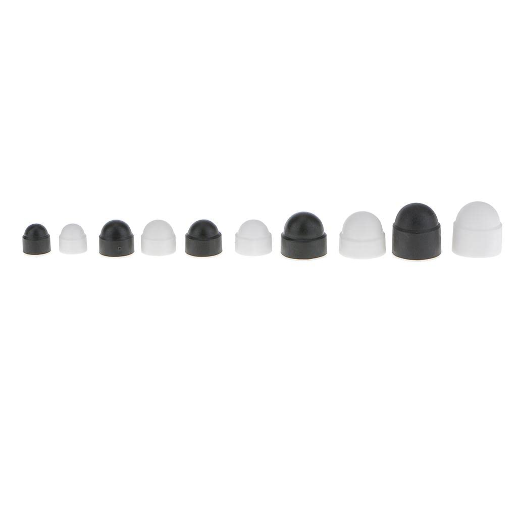 Meri SHOPP 10Pcs M8 14 * 15 Black Dome Bolt Nut Protection Caps Cover Hexagon Screws Business & Industrial | Fasteners & Hardware | Other Fasteners & Hardware-image-24