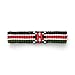 Handmade Kenya Flag Beaded Bracelet - Adjustable and Expandable, Perfect for Teenagers and Adults with Smaller Arm Sizes (Plain)
