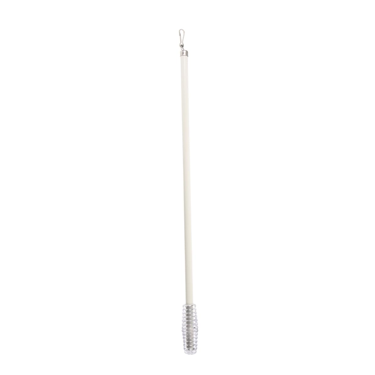 Tirador de Cortina Flexible y Ergonómico en Aleación de Aluminio Blanco para Barras de Tiro para Cortinas Modernas Adecuado para Apertura de Ventanas