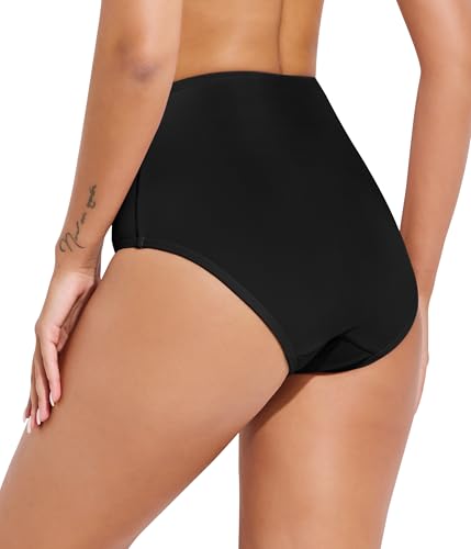 Beautikini Period Swimwear High Waisted Swim Bottoms Menstrual Leakproof Bikini Short for Teens, Girls, Women4