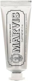 MARVIS® Smokers Whitening Mint 25 ml I Zahncreme für natürlich weiße Zähne I praktische Reisegröße I intensive und anhaltende Frische I kühle Minze