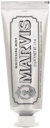 MARVIS® Smokers Whitening Mint 25 ml I Zahncreme für natürlich weiße Zähne I praktische Reisegröße I intensive und anhaltende Frische I kühle Minze
