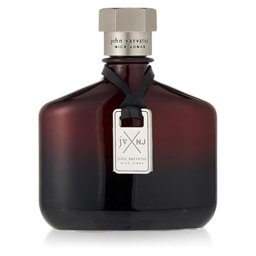 John Varvatos JV X NJ Red - Eau de Toilette Homme/men, 75 ml, mystisk intensiv herrdoft, kraftfull kombination av patchouli och kryddanteckningar, i en röd designflaska