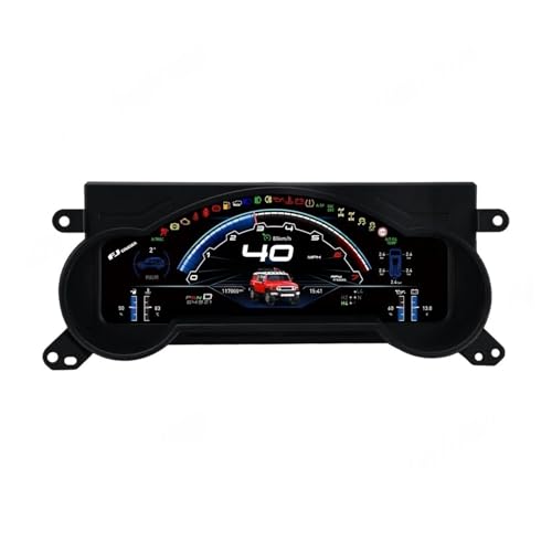 2025 Update Compatible with Toyota FJ 2007-2022 Virtual Cockpit Digital Cluster Car Odometer Screen Dashboard LCD Speed Meter-