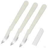 VALICLUD 3 Stück Brot Einschneidewerkzeug Teilig Carbonstahl Backmesser mit Baguette Teigschneider für Präzises Brotzeitmesser Backen Haushaltsküche