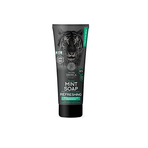 Higiene personal de la marca Natura Siberica: gel para hombre, Jabón de Menta Para cabello y Cuerpo (200 mililitros)