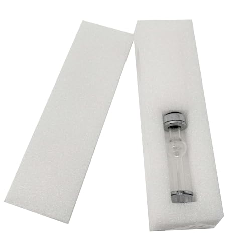 Tube polarimétrique 100 ml en verre pour éliminer les bulles d'air