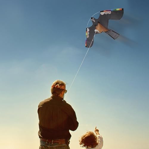 Cometa espantapájaros con forma de ave para huertos y arrozales 3