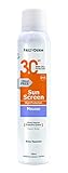 Textura suave. Frezyderm Sun Screen Mousse protector solar corporal SFP 30 (textura no grasa, resistente al agua), 150ml